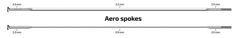 SAPIM CX-RAY spaken - spokes straightpull 14G ZILVER kenmerken