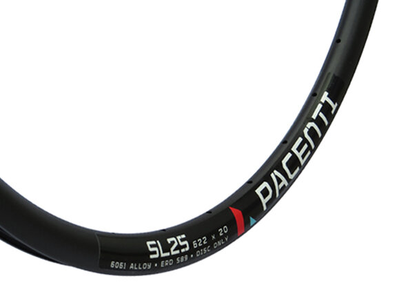 PACENTI RIM SL25 C DB SYM 700c MATT BLK